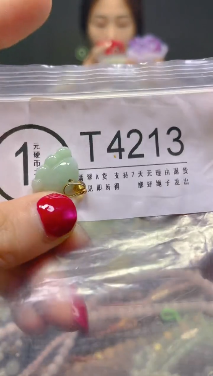 颈饰未镶嵌翡翠/T/翡翠A货，一件也是批发价