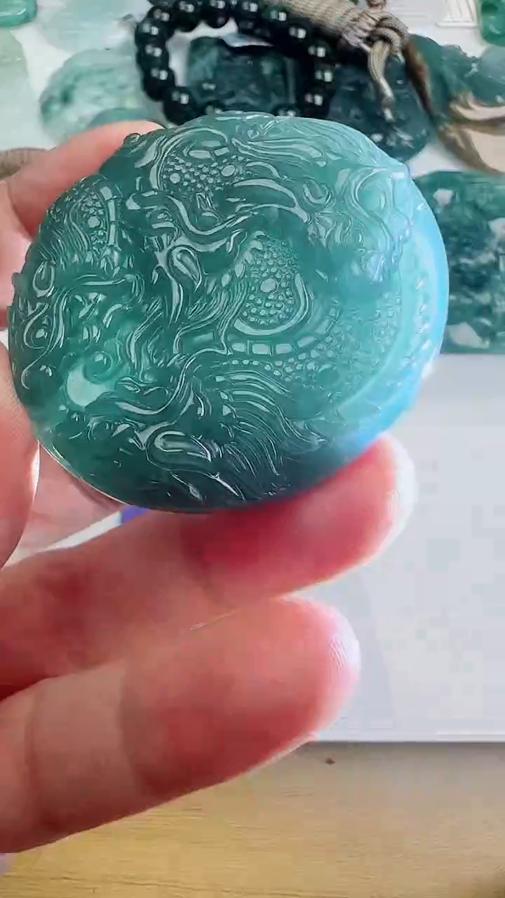 翡翠未镶嵌颈饰多样性随机发其一