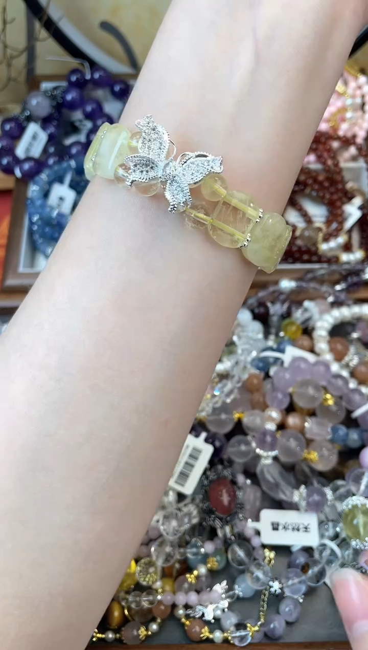 【闪购商品】黄晶手链未镶嵌246手串