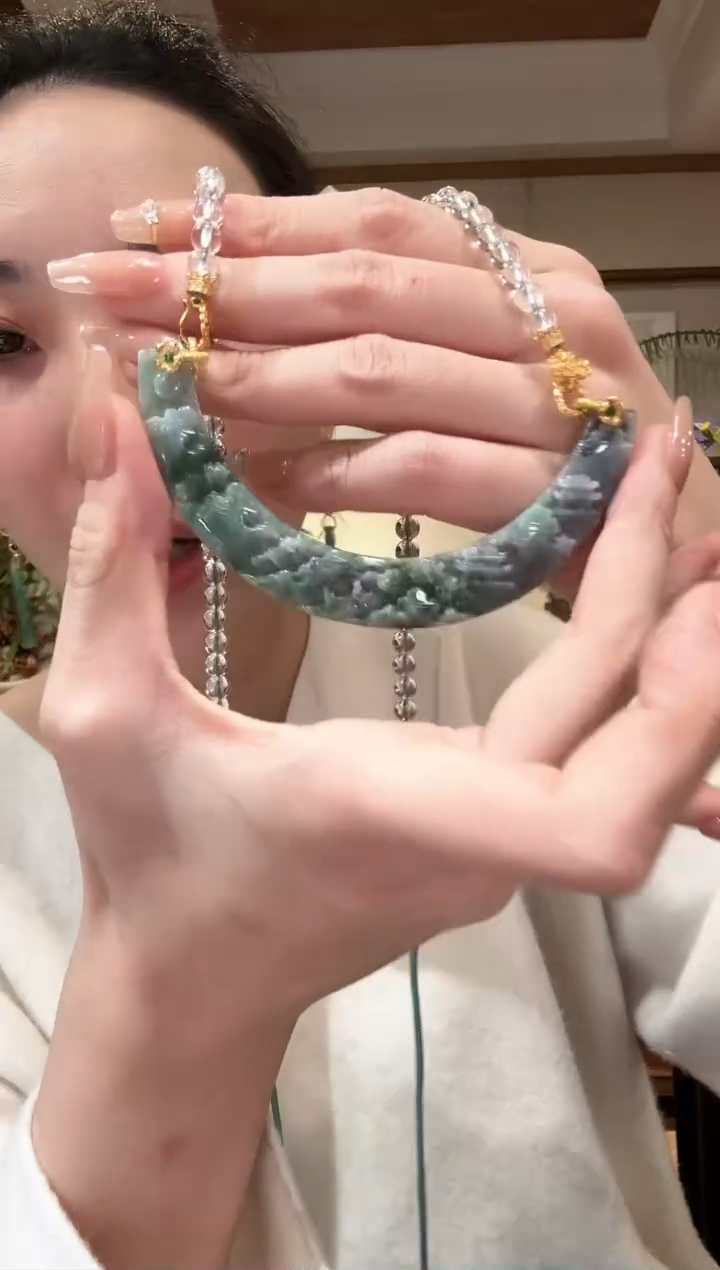 【闪购商品】翡翠颈饰未镶嵌国风