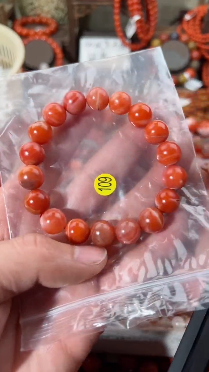 【闪购商品】南红玛瑙手串未镶嵌11