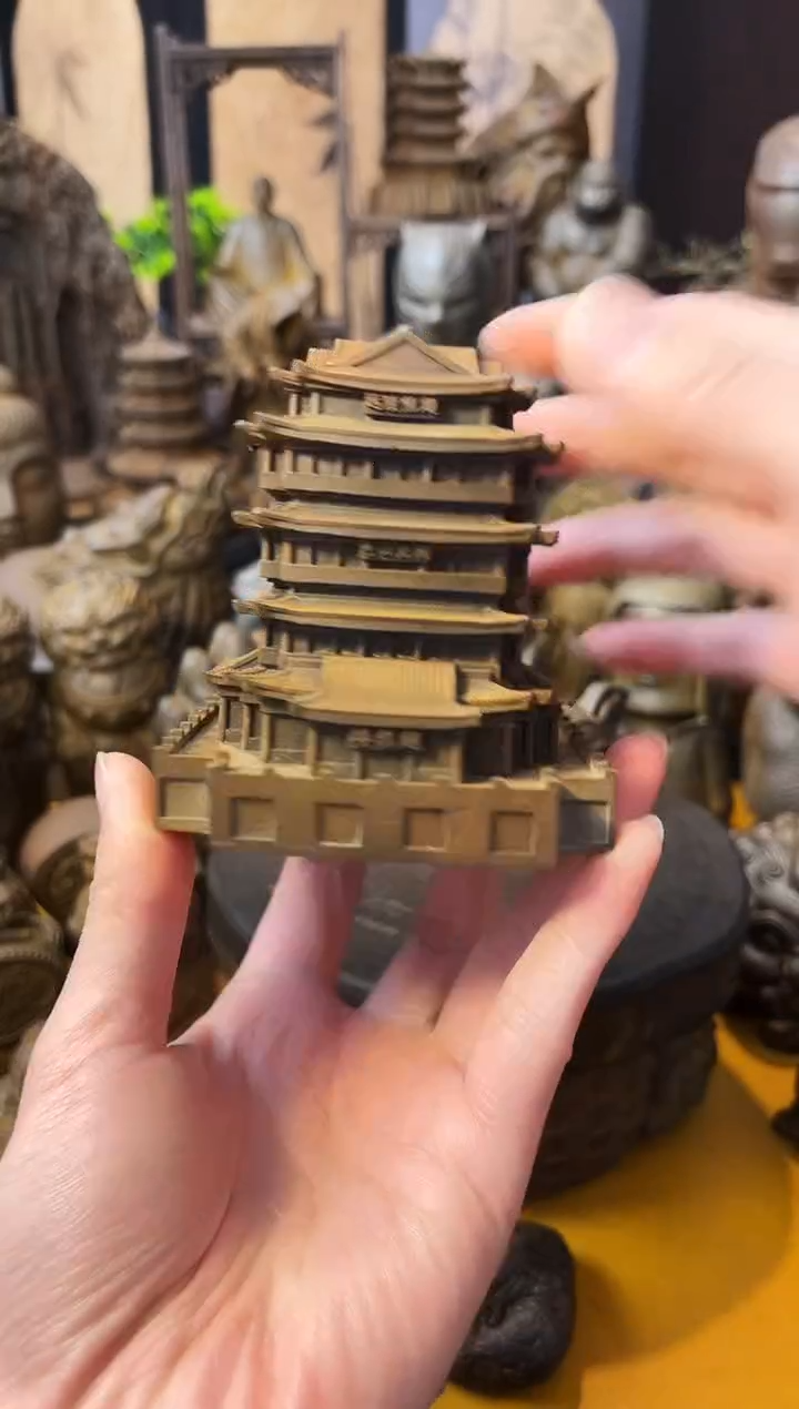 金属创意铁艺摆件----超然楼