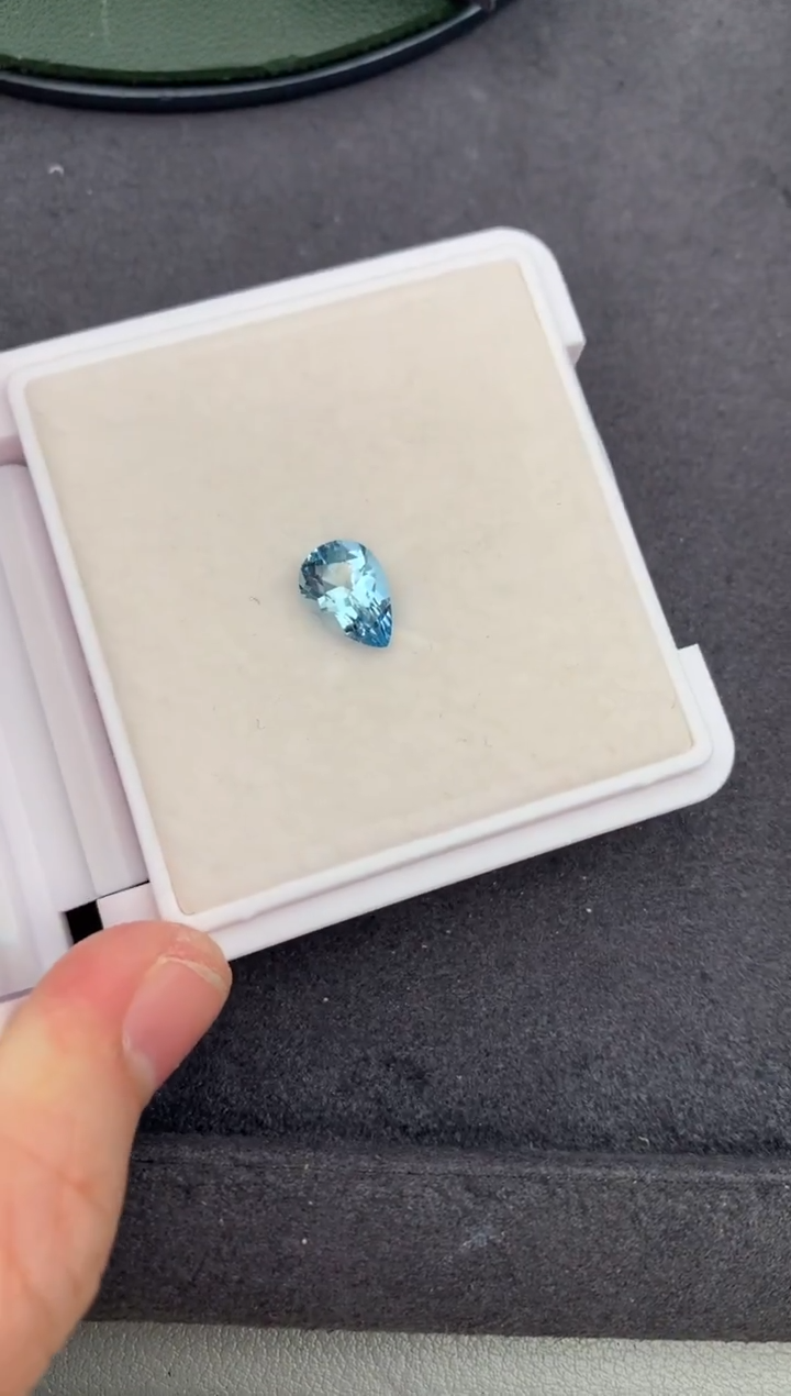 裸石海蓝宝石1ct海蓝宝  定制 BF