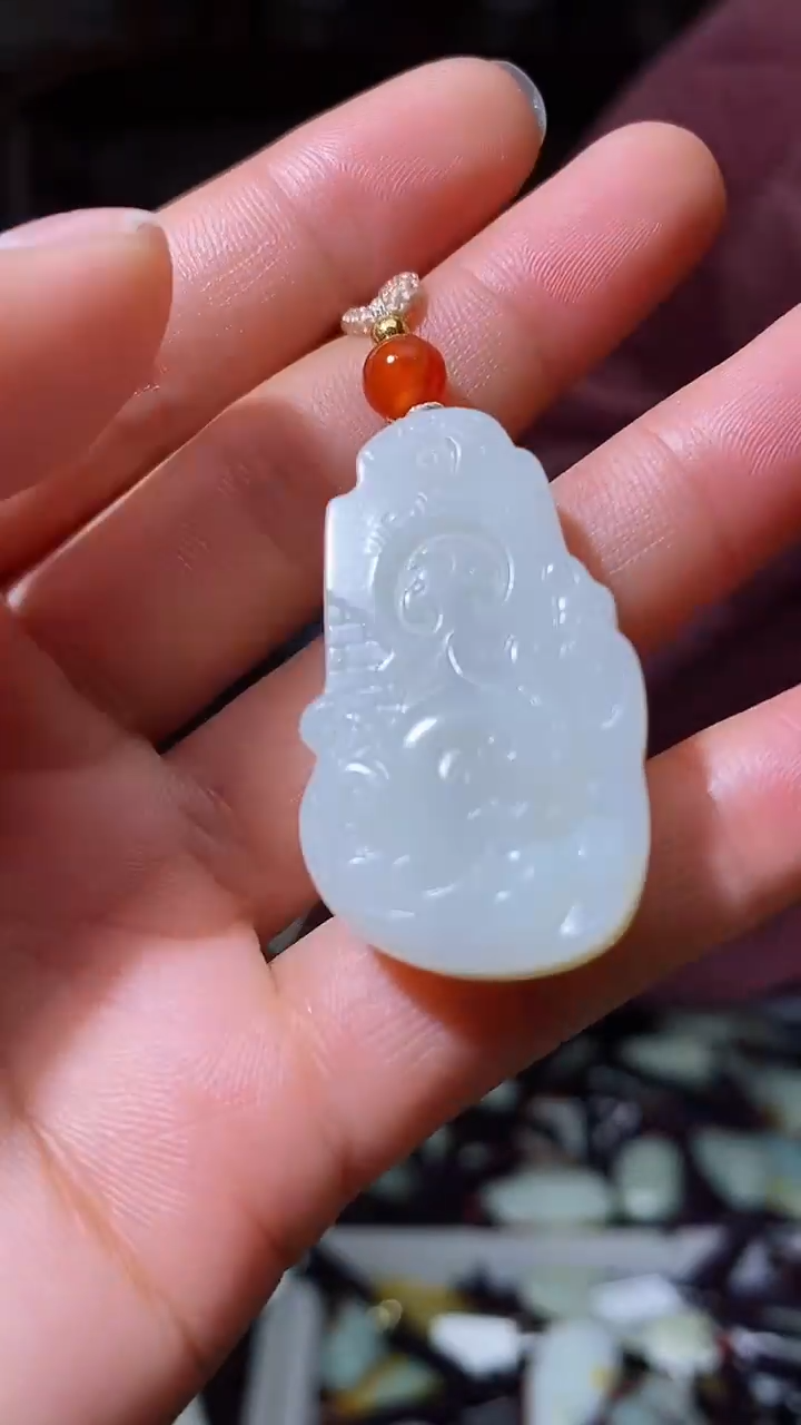【闪购商品】和田玉挂件未镶嵌1