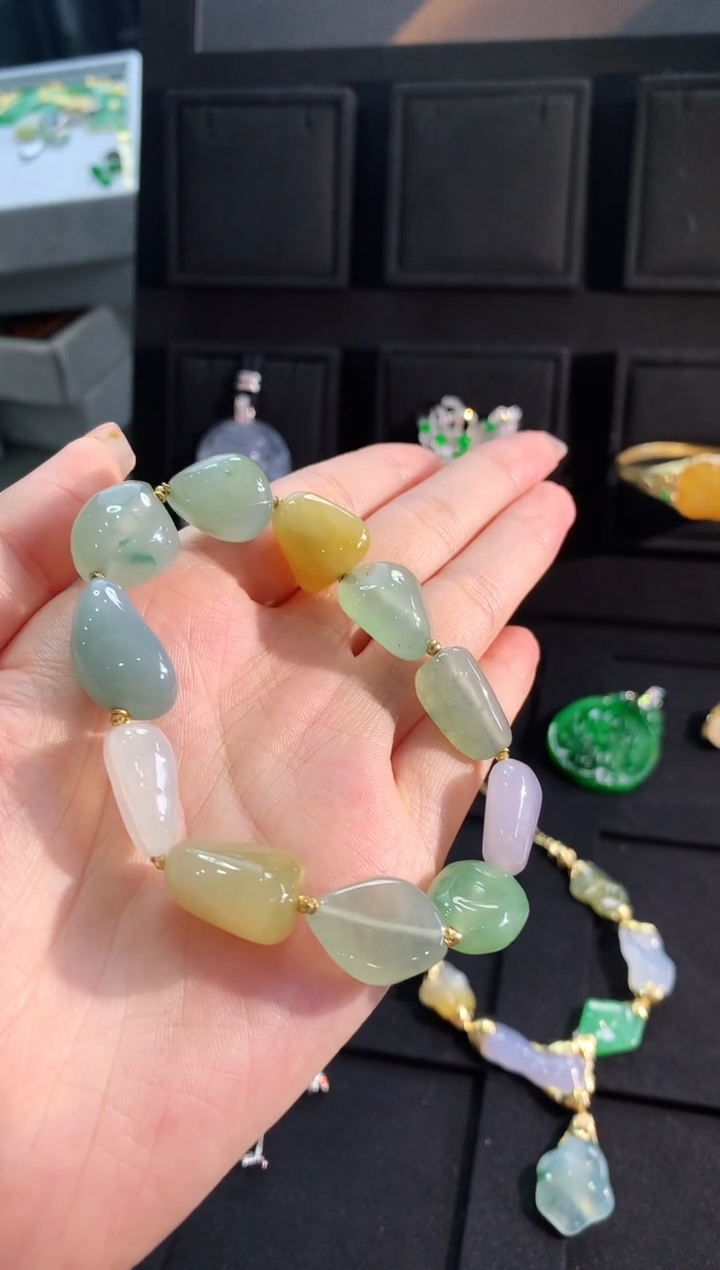 【闪购商品】翡翠手串未镶嵌手串