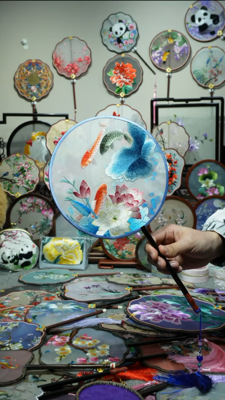 刺绣纯手工苏绣艺术品