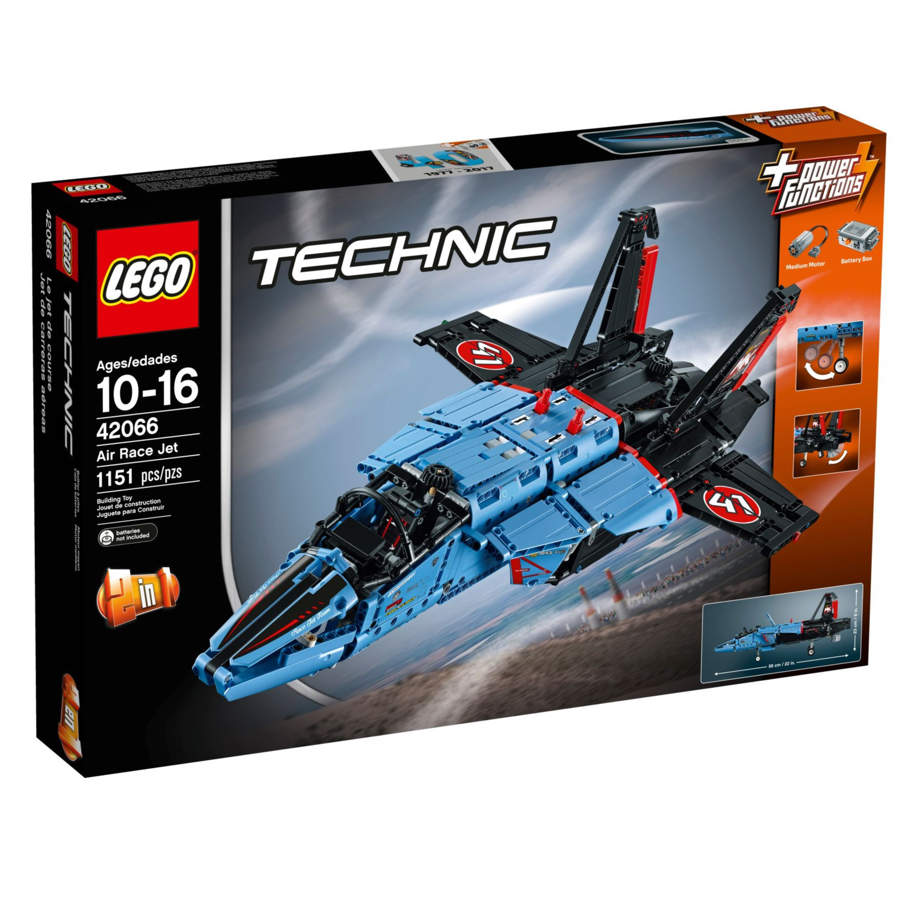 【乐高42066】空中竞速喷气式飞机！战损盒！非偏包邮！