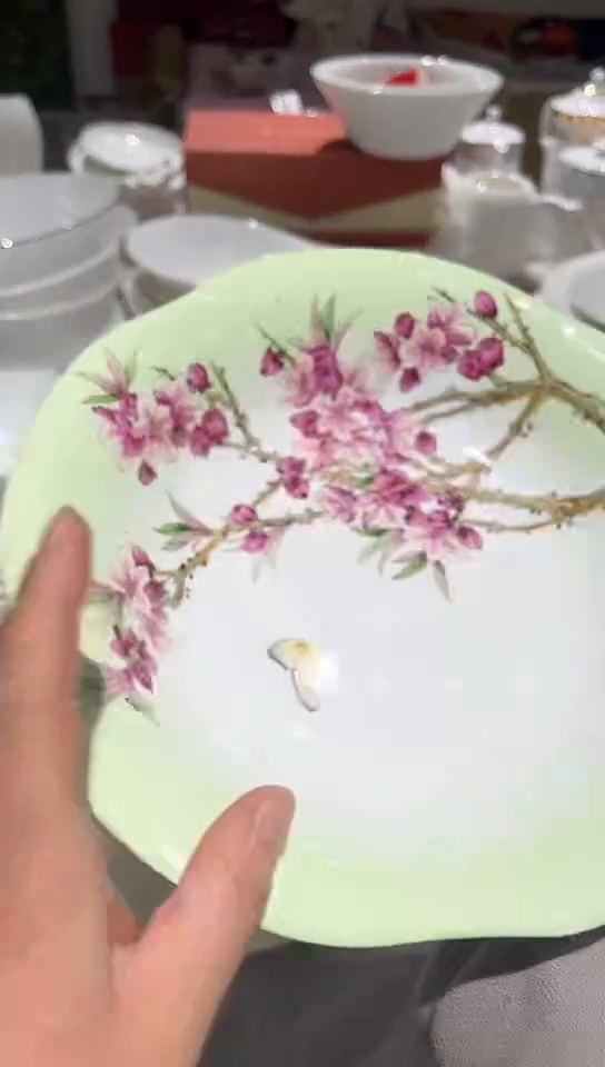 瓷水果盘隆达骨瓷