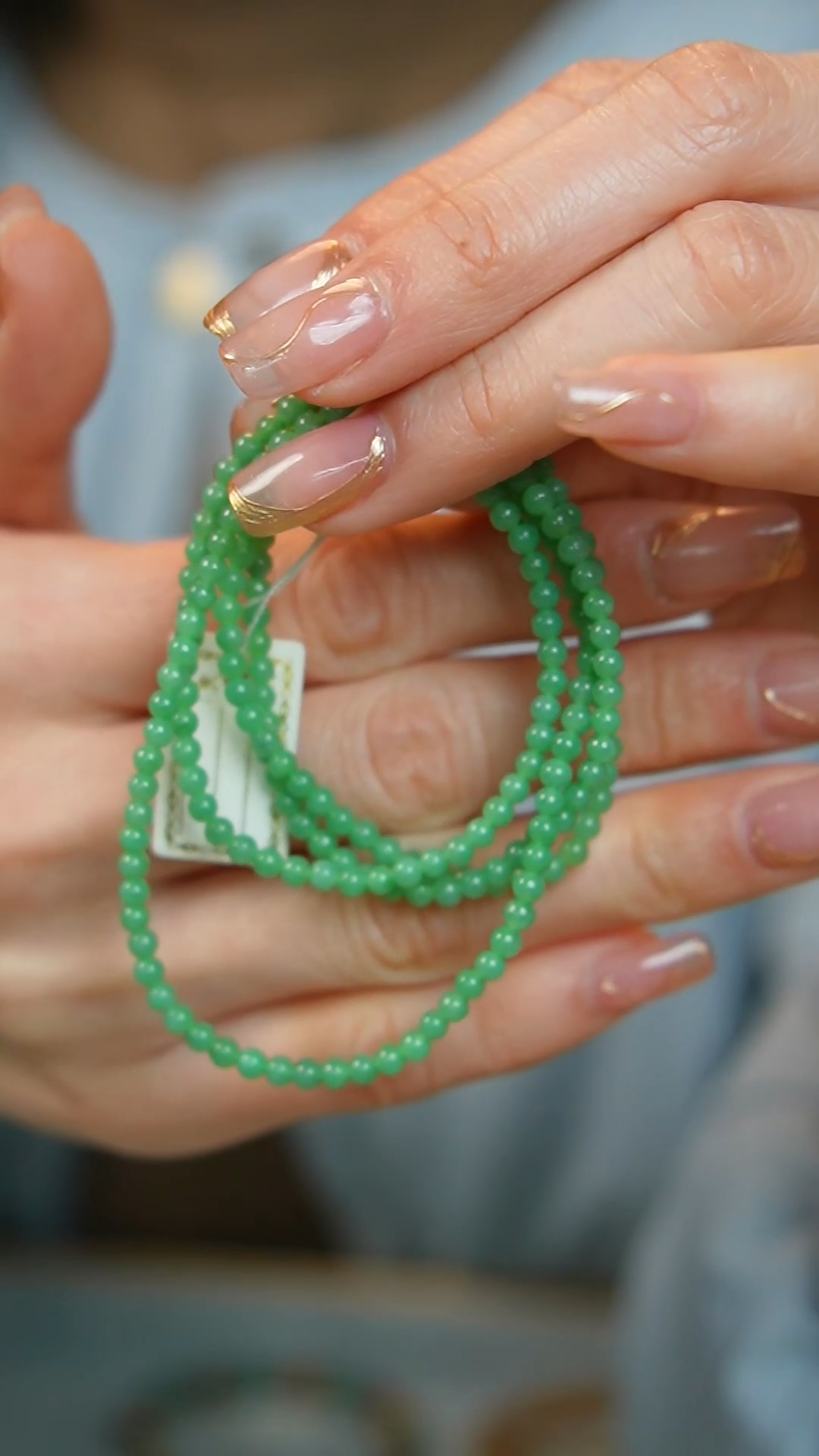 【闪购商品】翡翠颈饰未镶嵌27号-珠串/姿/3