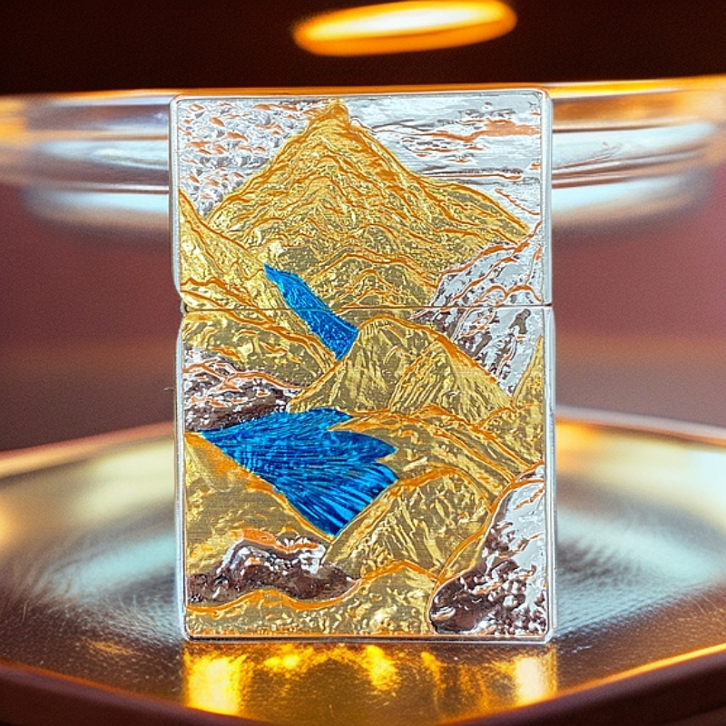 ZORRO佐罗重盔甲浮雕金山银山煤油防风盔甲打火机送男友节日礼物A