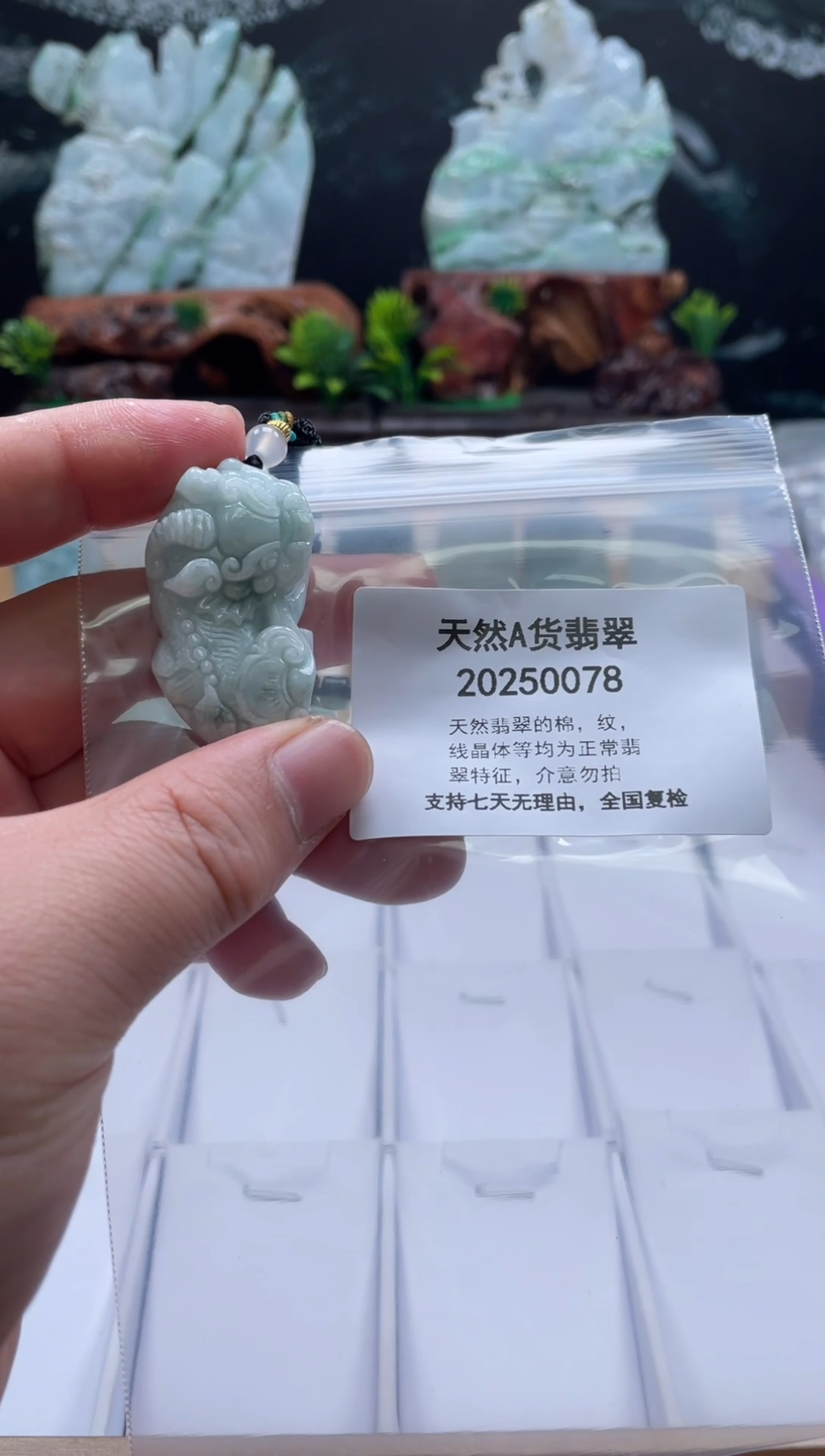 颈饰未镶嵌翡翠翠峰珠宝202512020054