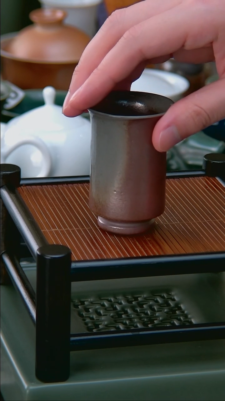 柴烧   孤品 闻香杯 