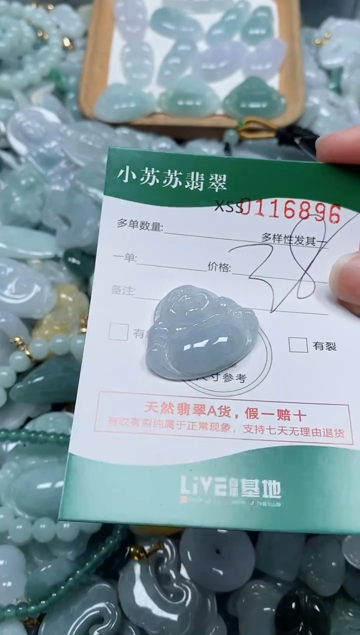 【闪购商品】翡翠颈饰未镶嵌闪购商品0116896