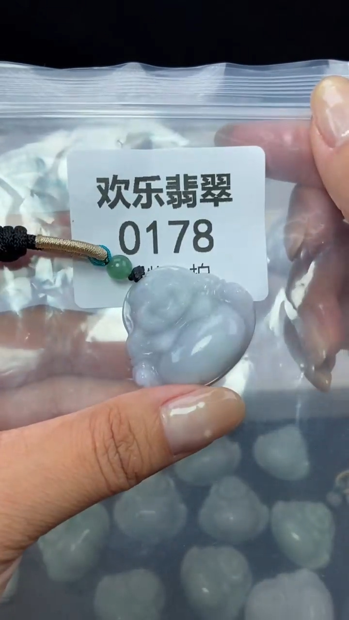 颈饰未镶嵌翡翠缅甸天然翡翠0178