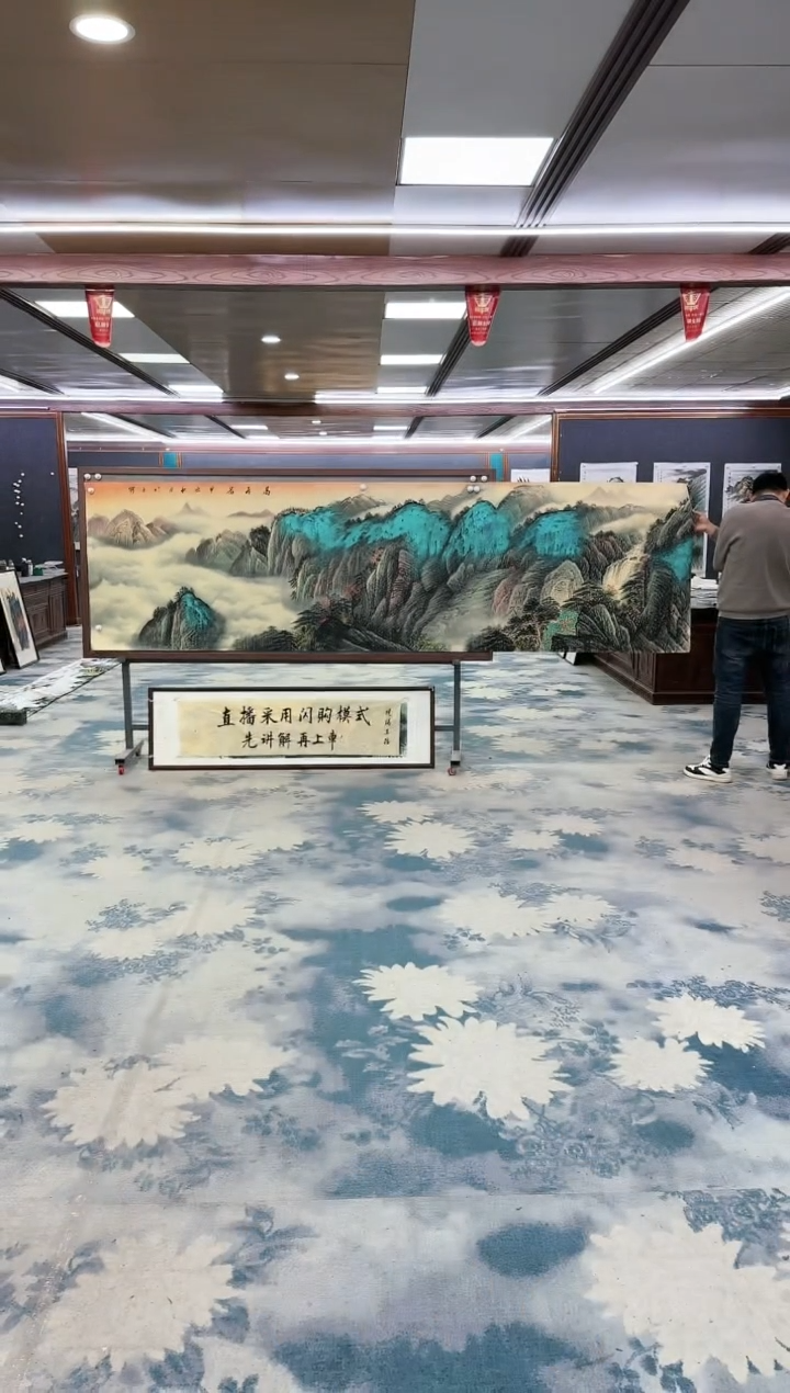 【闪购商品】绘画z张伦玉-山水国画-小丈二