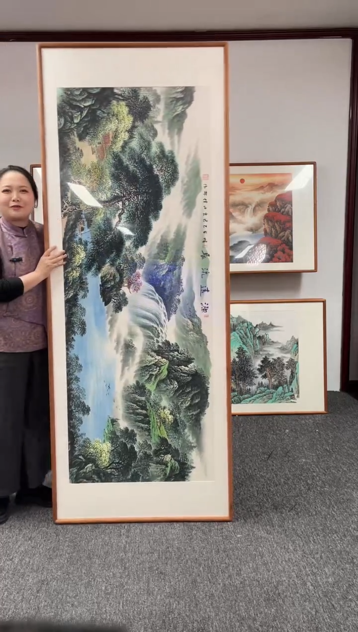 【闪购商品】国画源远流长210*80绘画作品