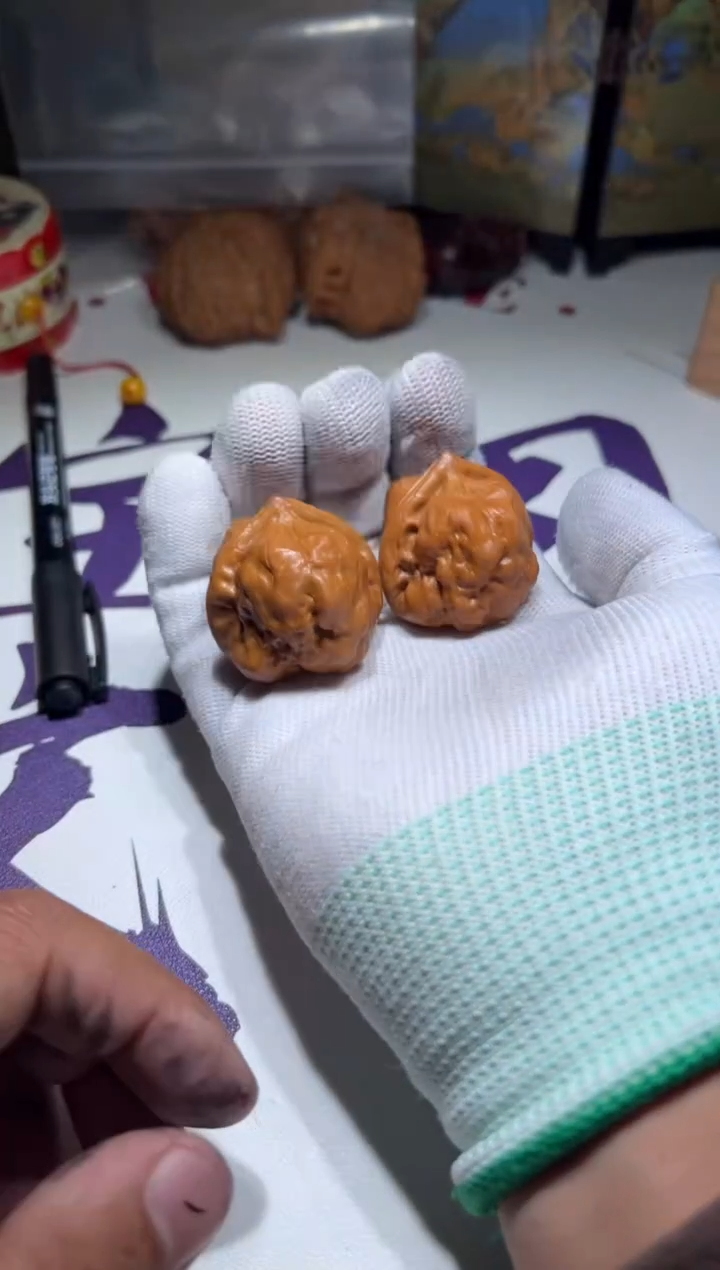 【闪购商品】文玩核桃把件宝阁文玩核桃古蟾