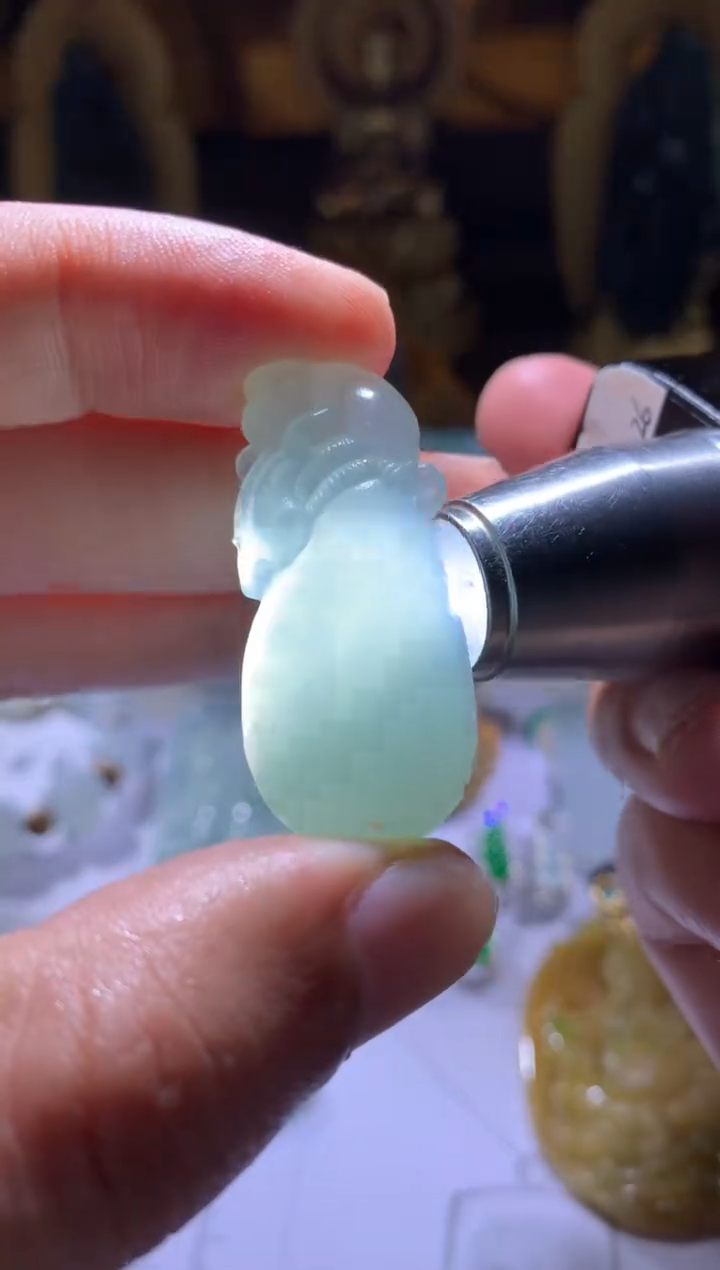 【闪购商品】定制翡翠未镶嵌钱袋