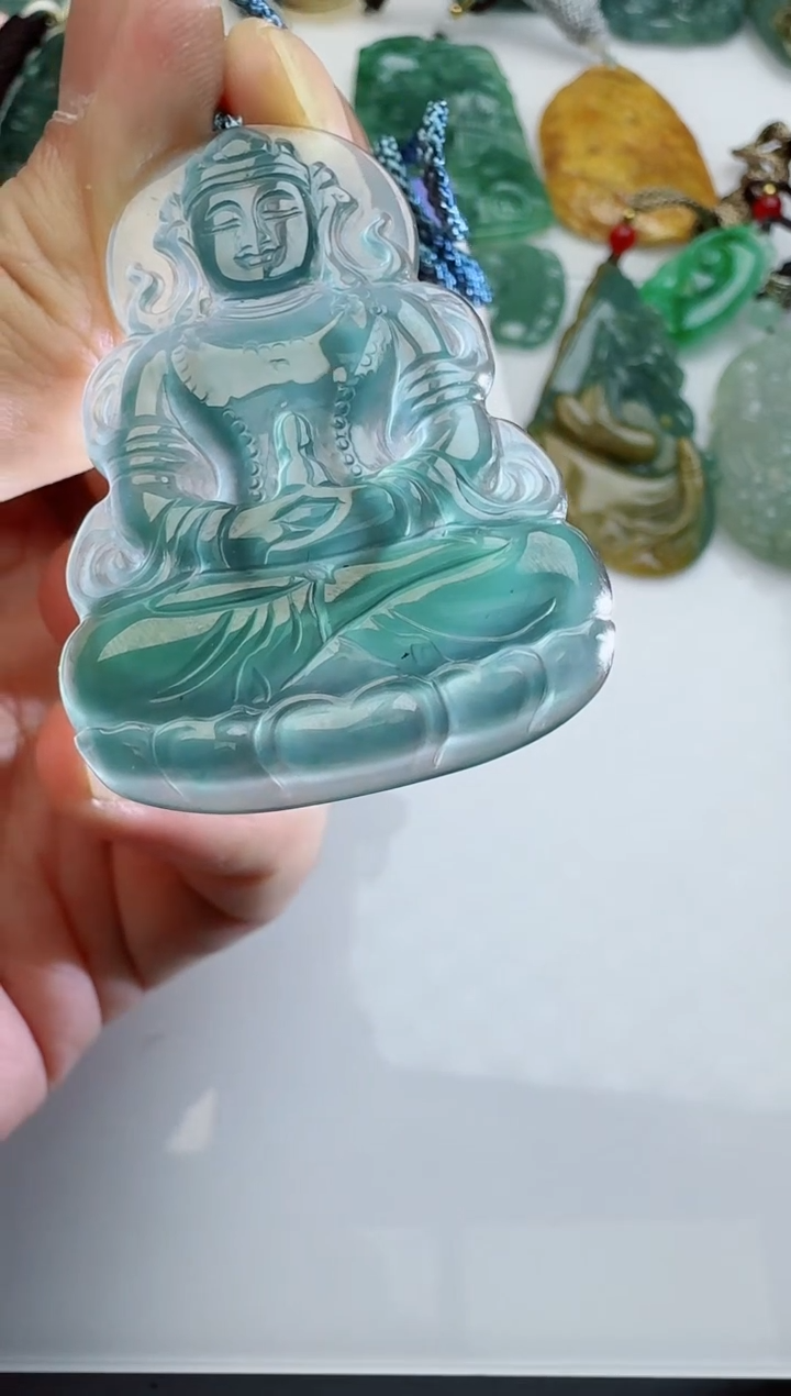 【闪购商品】翡翠吊坠(不含链)未镶嵌多样性随机发其一