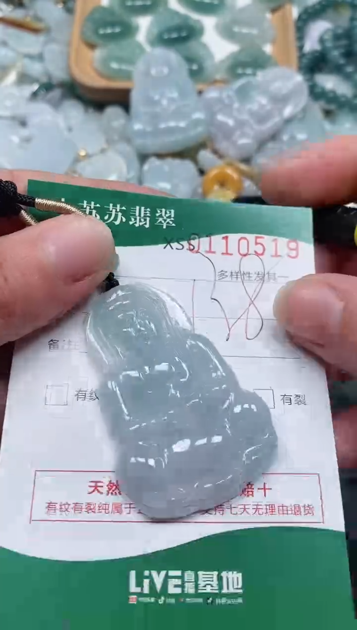 【闪购商品】翡翠颈饰未镶嵌闪购商品0110519