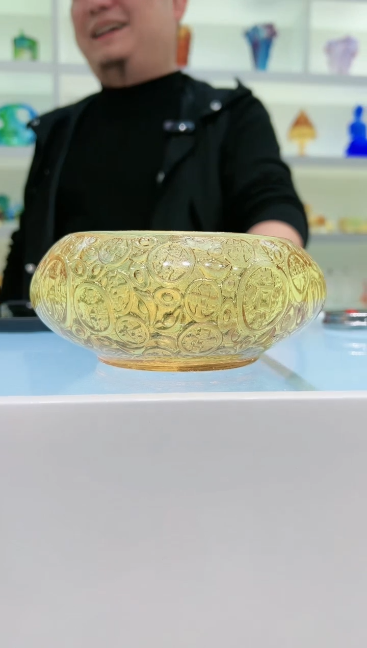 【闪购商品】茶宠古法琉璃聚宝盆