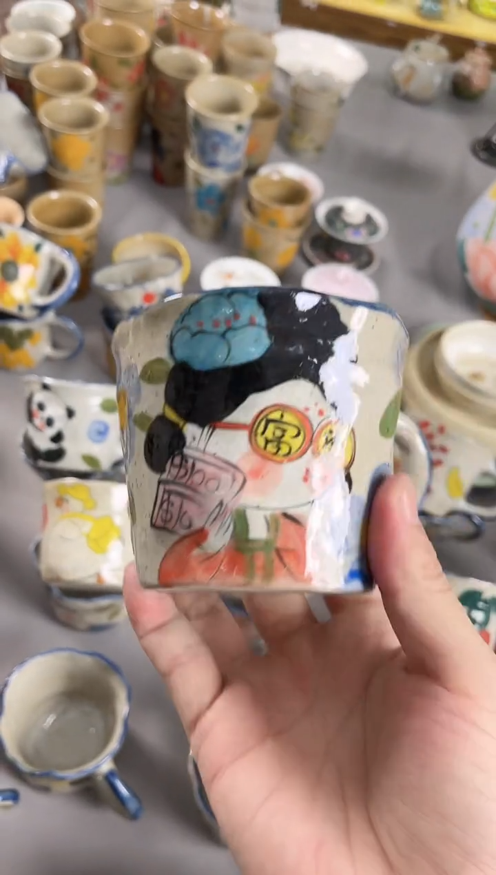 【闪购商品】瓷片景德镇手绘高温釉下彩