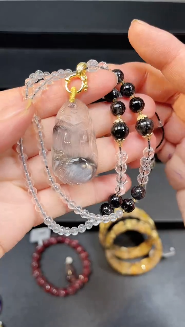 未镶嵌颈饰水晶【百晶灵儿】定制款