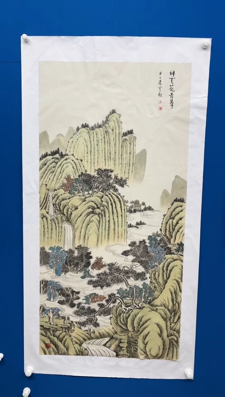 【闪购商品】国画张-四尺山水/无框/W