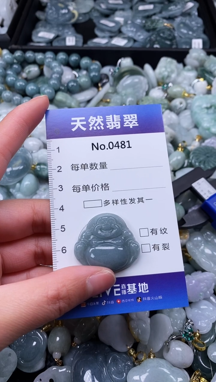 【闪购商品】翡翠颈饰未镶嵌缅甸A货翡翠0481