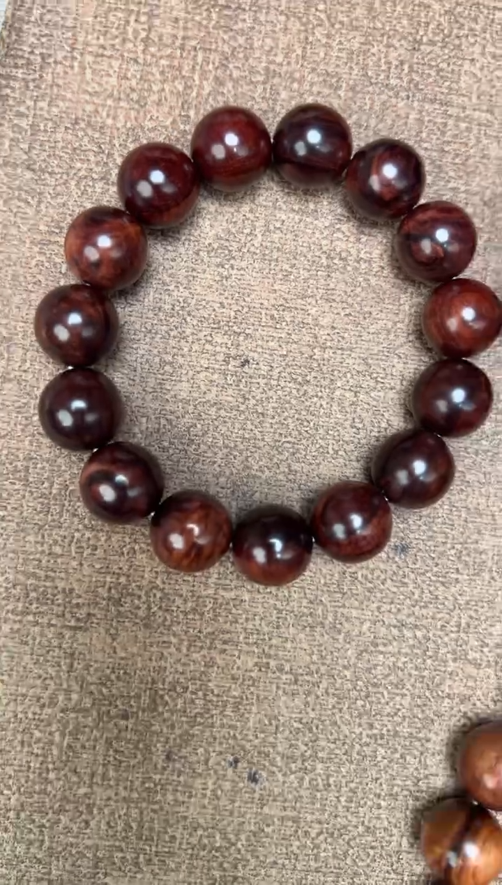 手串/手链黄花梨/降香黄檀海南黄花梨1.5紫油梨手串