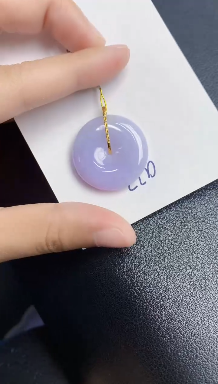 【闪购商品】翡翠颈饰18K金镶嵌000000000