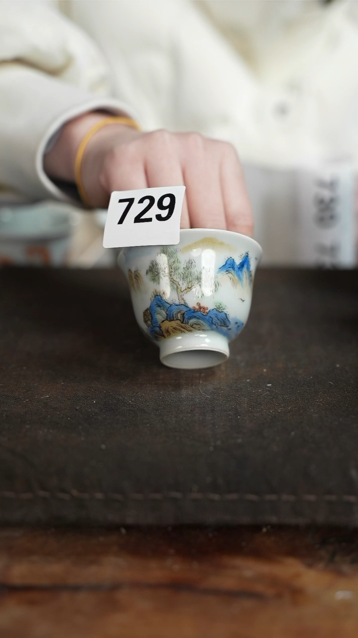 【闪购商品】杯729等烟雨陶瓷手作主人杯