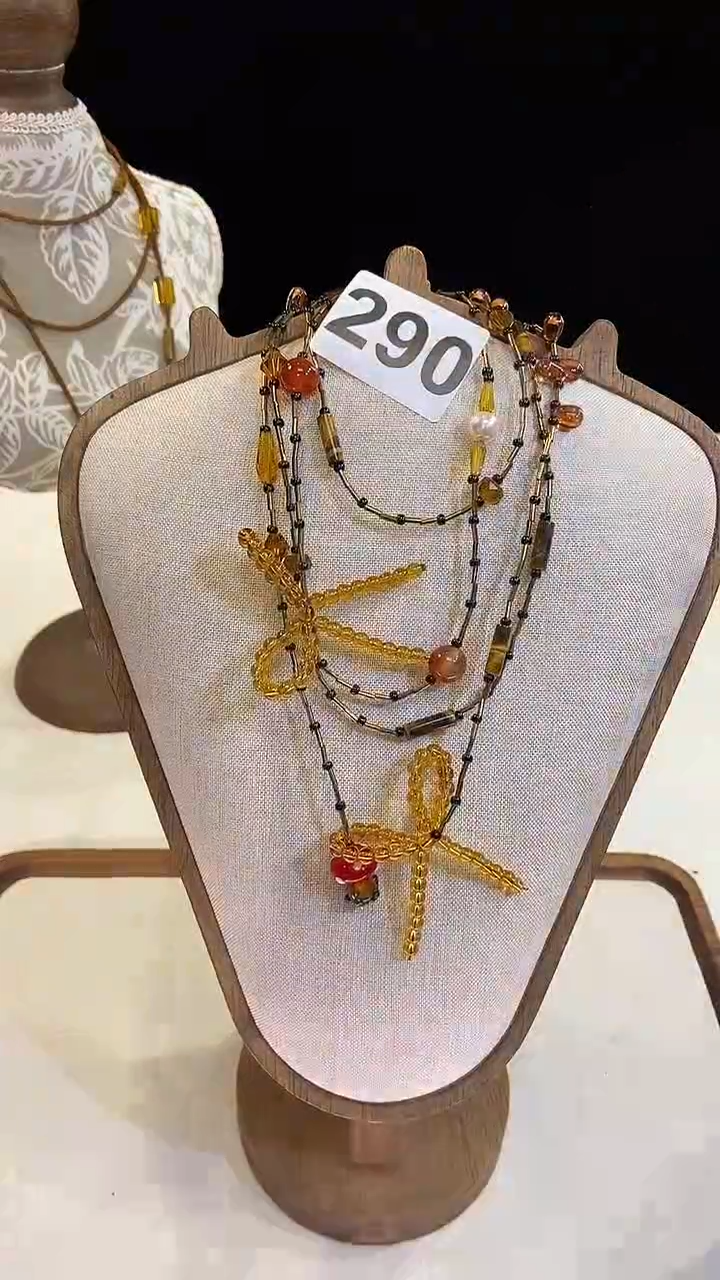 项链钛钢淡水珍珠290