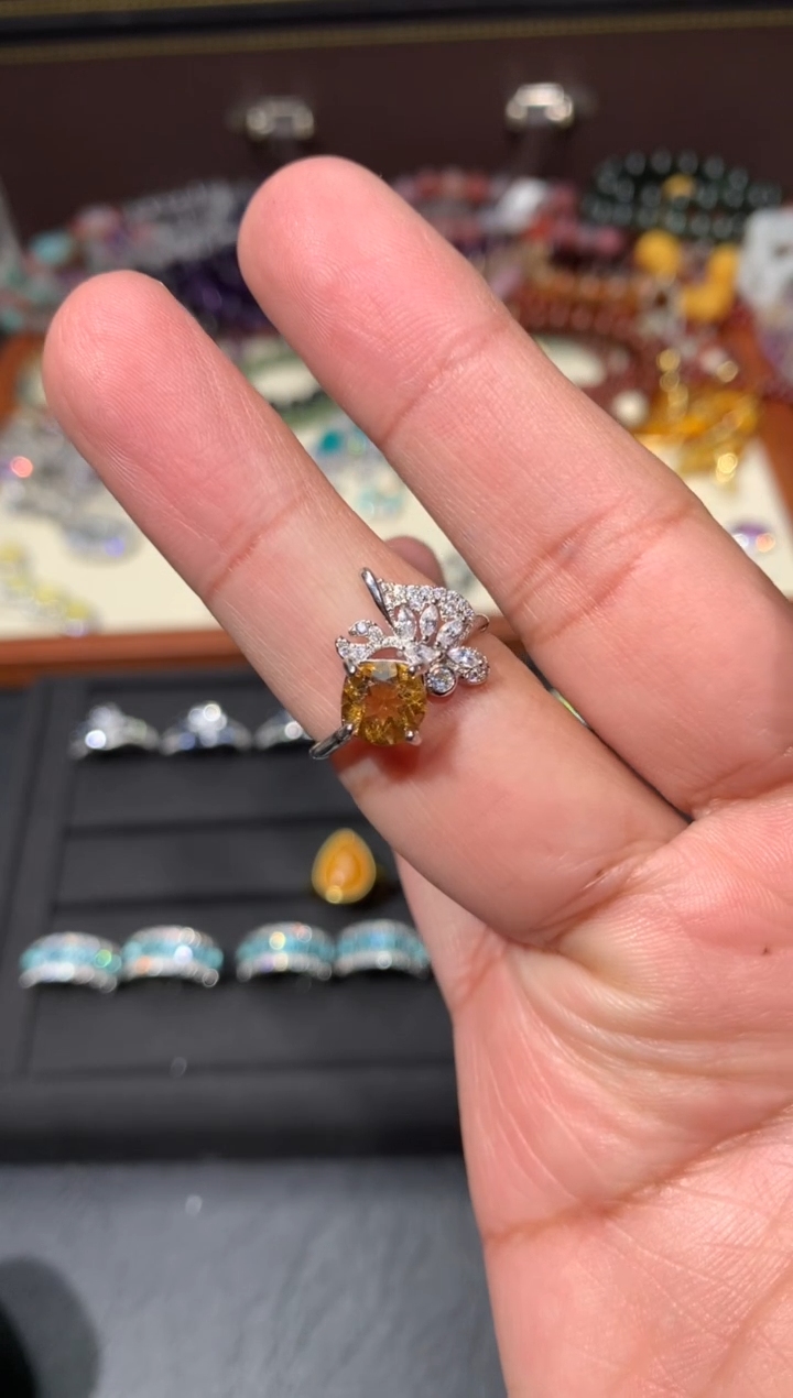 未镶嵌戒指水晶G60