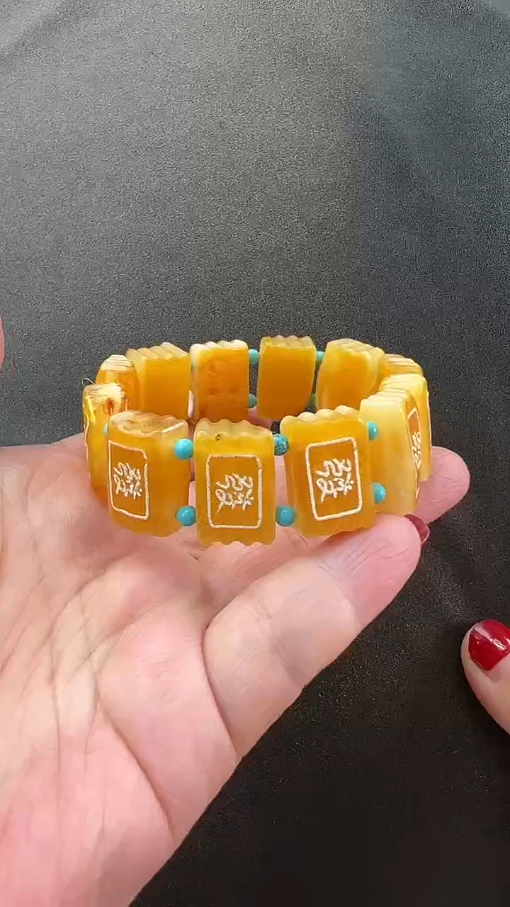 【闪购商品】琥珀手链未镶嵌手串
