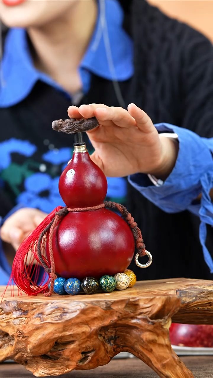 【闪购商品】175—光岳葫天然大漆酒葫芦不含漆珠