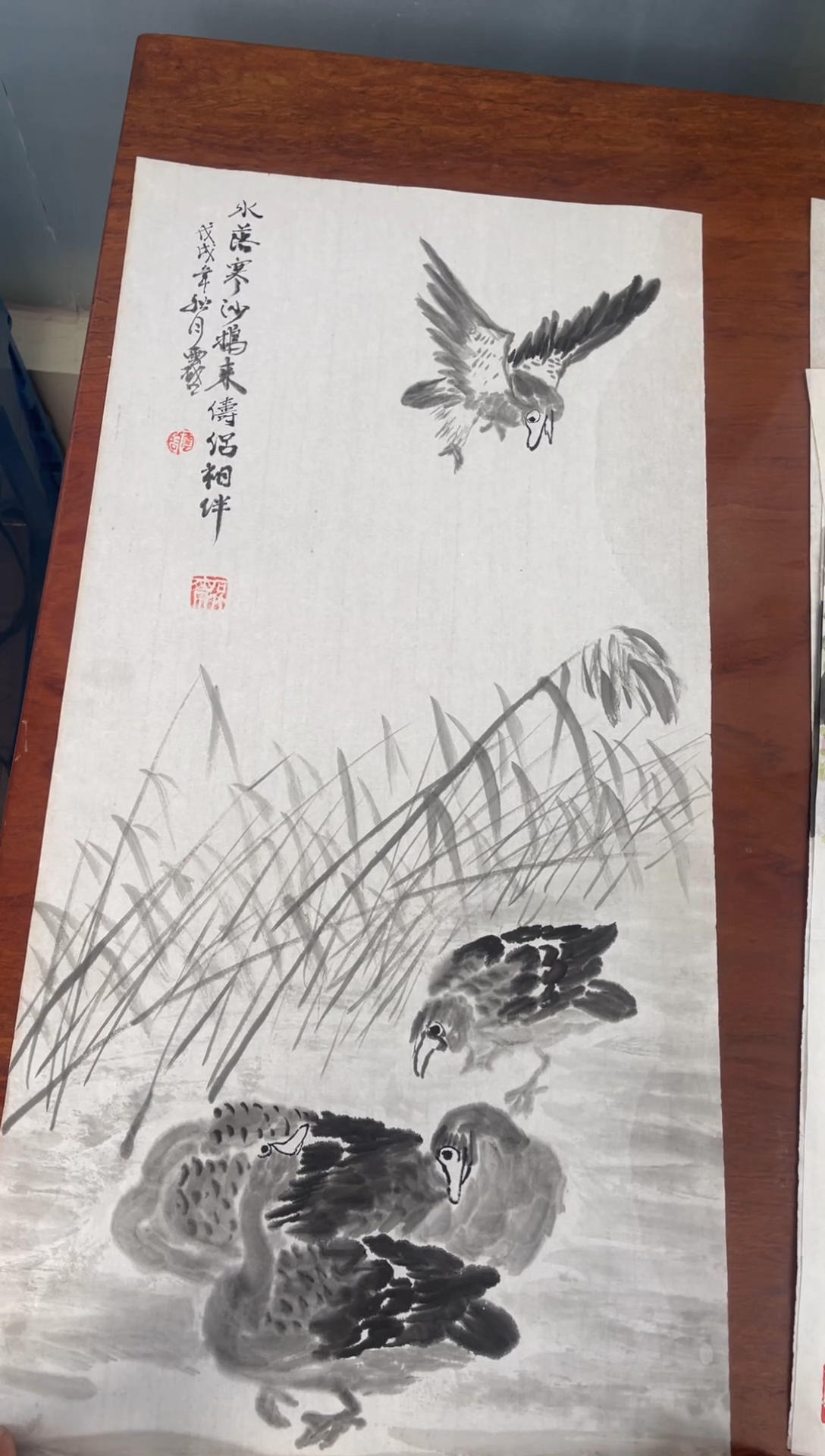 国画国画山水花鸟作品
