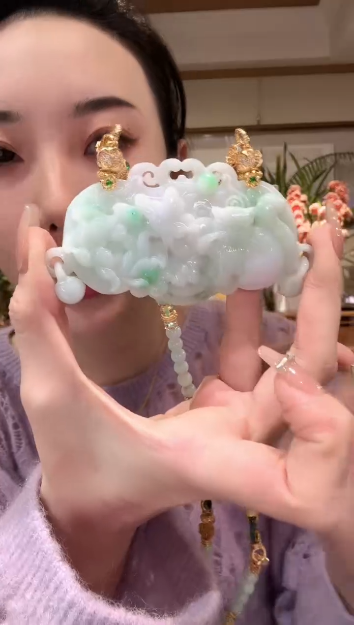 【闪购商品】翡翠颈饰未镶嵌国风