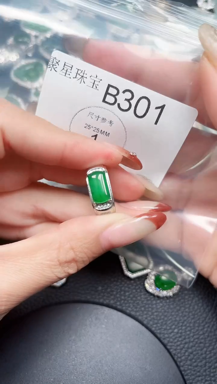 【闪购商品】翡翠颈饰未镶嵌吊坠赠皮绳301