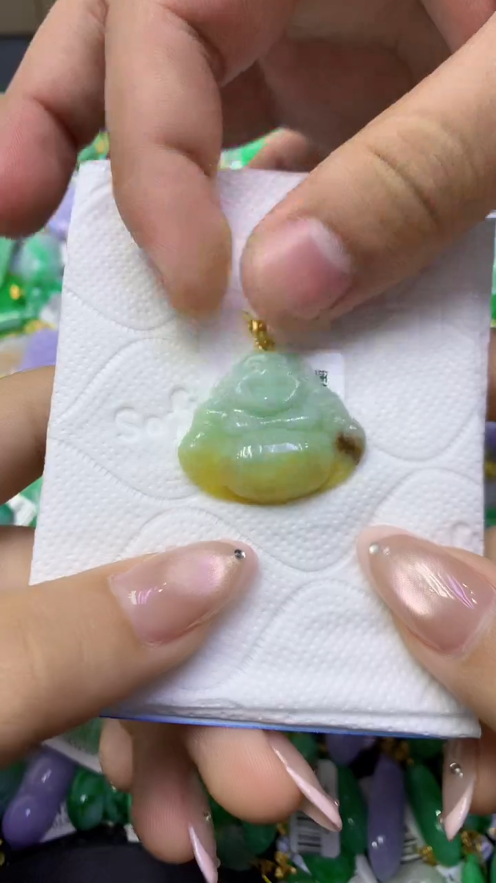 颈饰未镶嵌翡翠天然缅甸翡翠A货