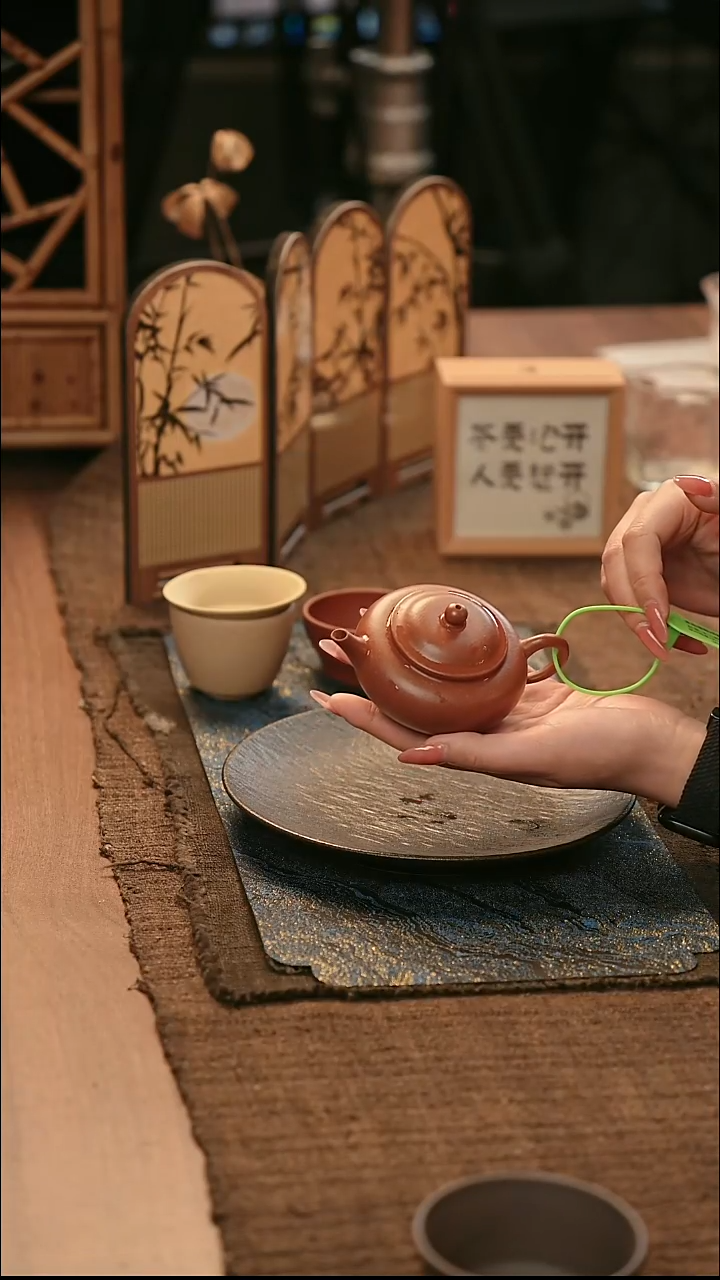 茶壶紫砂宜兴原矿紫砂壶   新式水平  