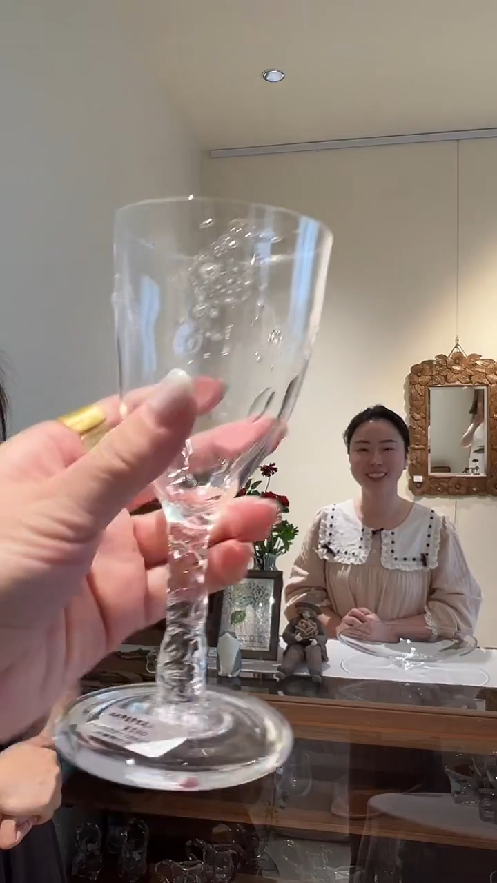 茶道摆件0000手工高脚杯8036