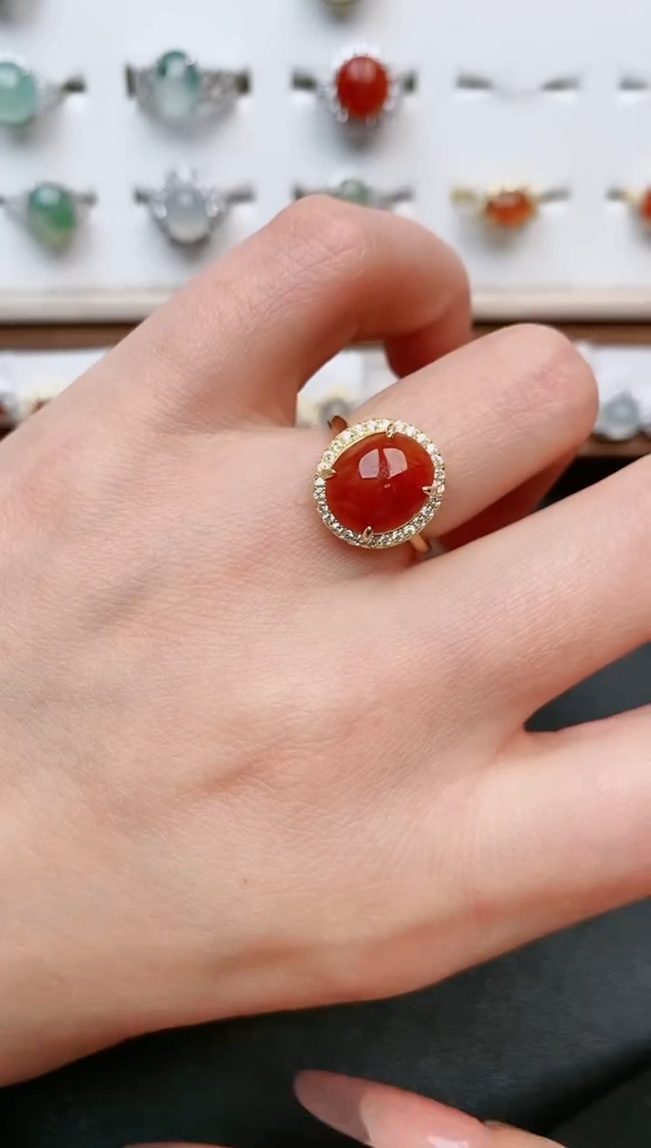 【闪购商品】翡翠戒指银S925镶嵌.....