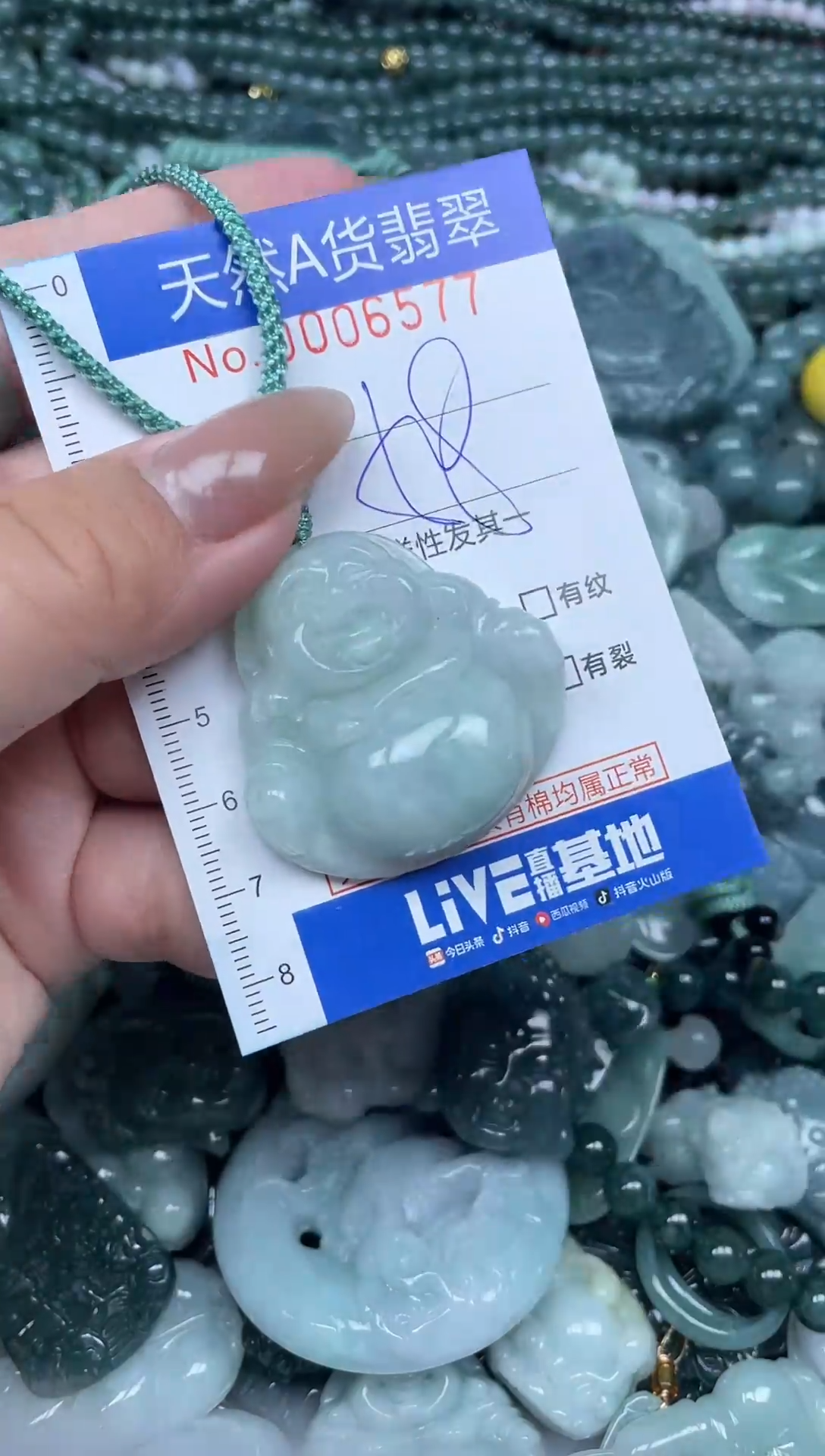 颈饰未镶嵌翡翠天然A货 支持复检