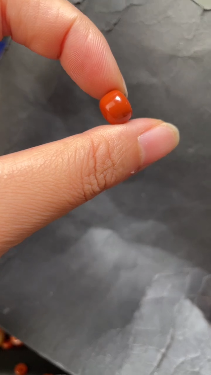 未镶嵌14南红玛瑙配饰---9*8