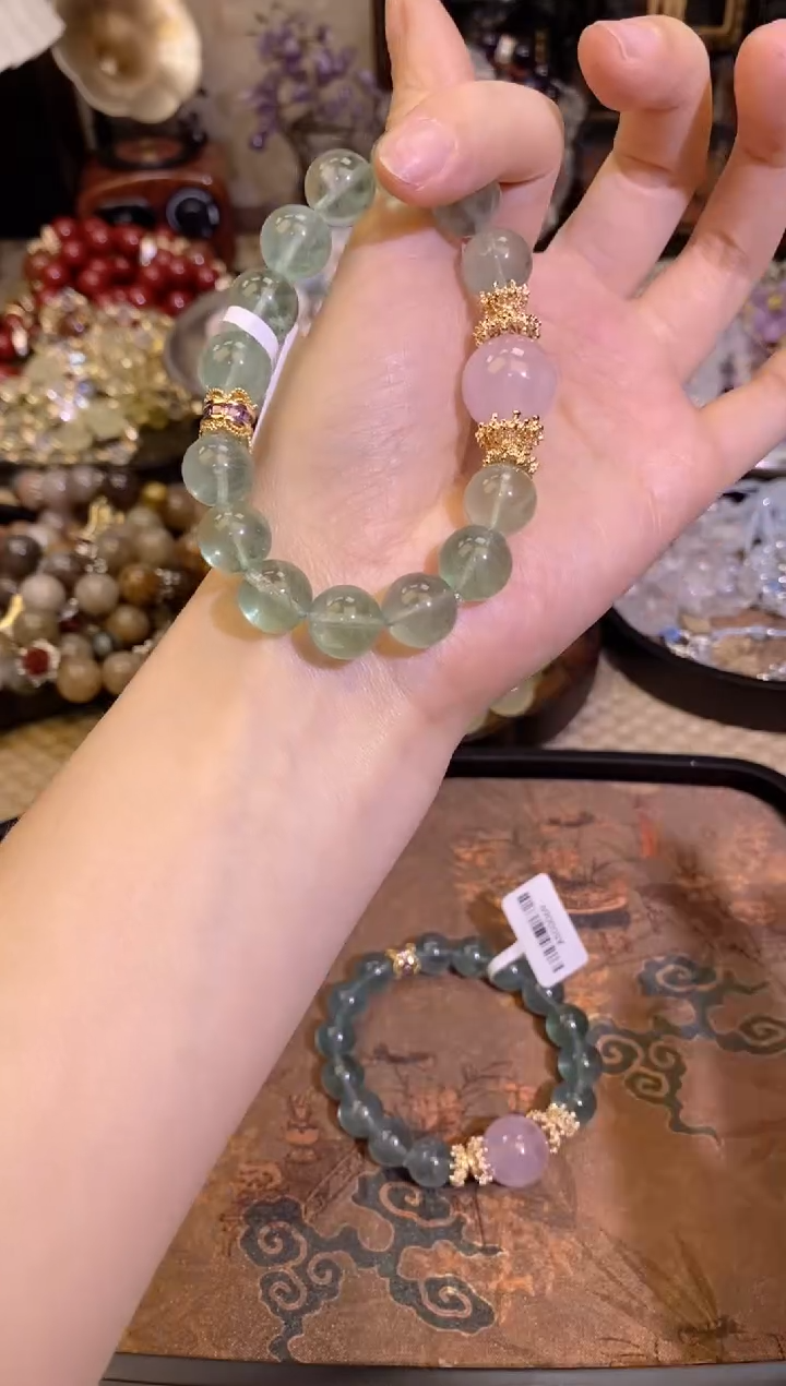 【闪购商品】萤石手链未镶嵌216手串