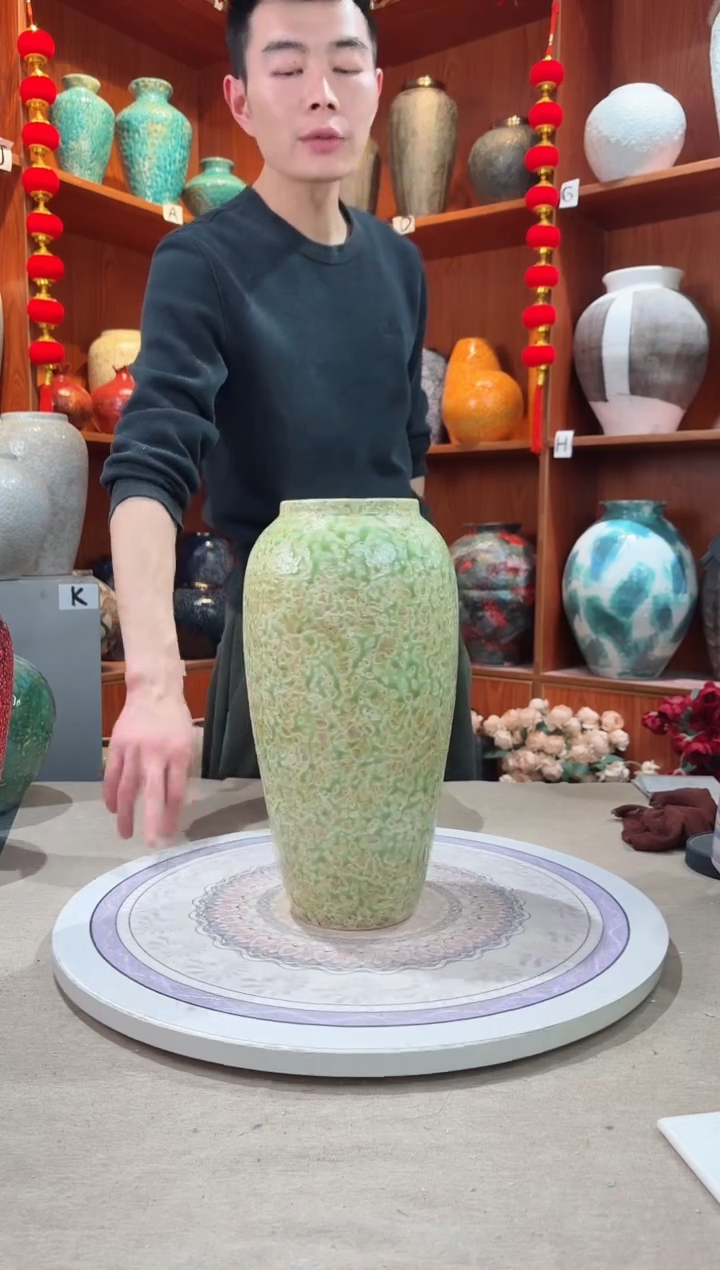 【闪购商品】瓶春意盎然 大号 精品陶瓷花瓶 无花