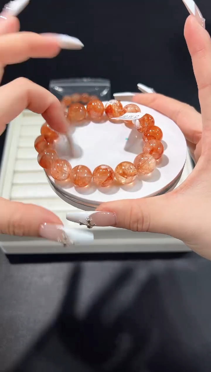 未镶嵌手串水晶23u多样性发其一【1条】默认微瑕13mm