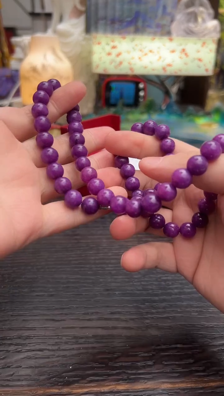 精品紫云母项链精品紫云母项链