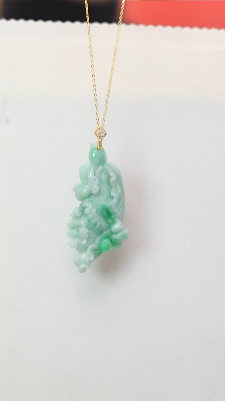 【闪购商品】翡翠颈饰银S925镶嵌24小时内发货质保A货